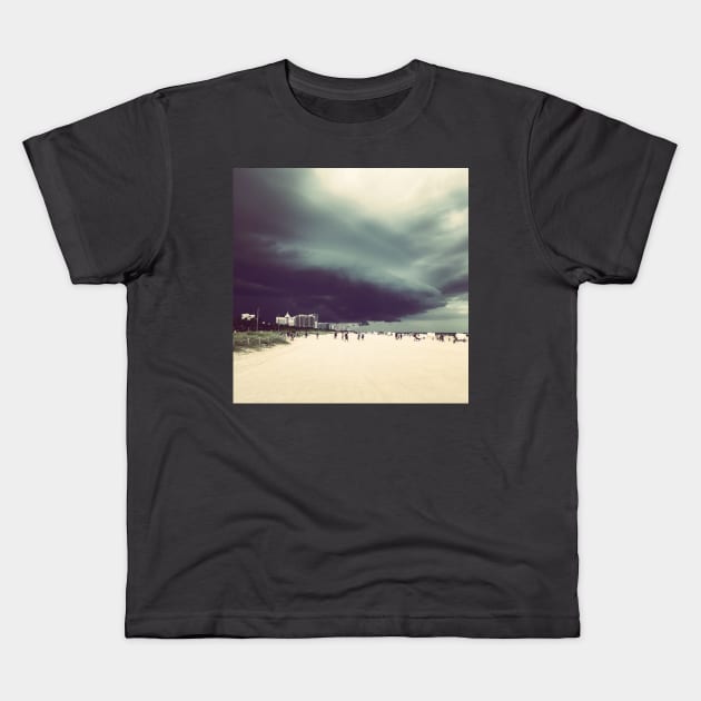 Miami Clouds, II Kids T-Shirt by Tess Salazar Espinoza